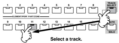 YAMAHA MOTIF ES6 - Select another track and assign a User Phrase to it. - 2
