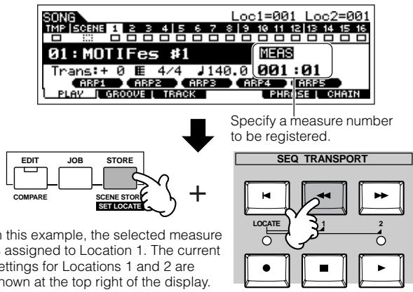 YAMAHA MOTIF ES6 - ■Assigning Locations - 1