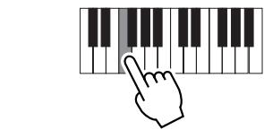 YAMAHA MOTIF ES6 - Enter the last 8th note, F. - 1