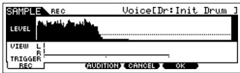 YAMAHA MOTIF ES6 - Press the [F6] STOP button to stop sampling, then stop the external audio device. - 1