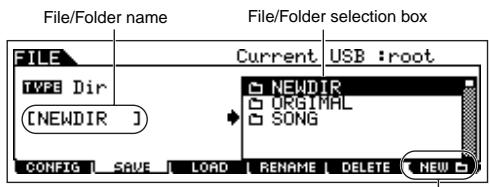 YAMAHA MOTIF ES6 - [F2] SAVE - 1