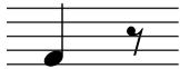 YAMAHA MOTIF ES6 - Enter the next 8th rest as shown below. - 2
