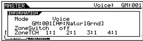 YAMAHA MOTIF ES6 - Master mode - 1