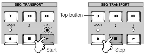 YAMAHA MOTIF ES6 - Press the [■] (Stop) button to stop Pattern playback. - 1