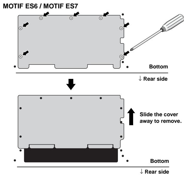 YAMAHA MOTIF ES6 - CAUTION - 1