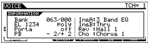 YAMAHA MOTIF ES6 - Voice mode - 1
