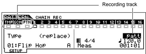 YAMAHA MOTIF ES6 - Recording Standby mode - 1
