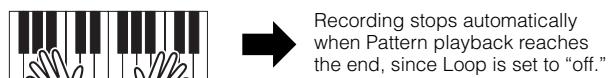 YAMAHA MOTIF ES6 - Press the [▶] (Play) button to start recording. - 2