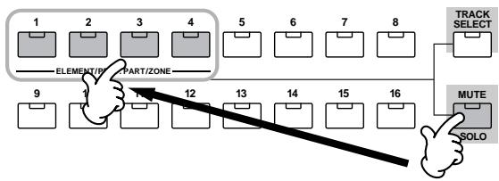 YAMAHA MOTIF ES6 - Performance Part mute/solo - 1