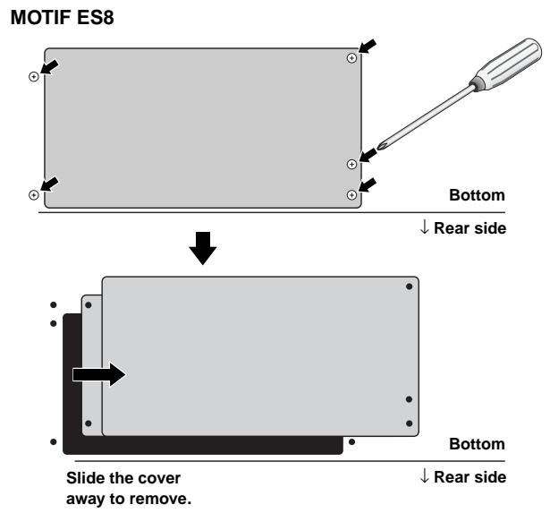 YAMAHA MOTIF ES6 - CAUTION - 2