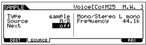 YAMAHA MOTIF ES6 - Sampling your voice with a microphone and creating a Normal Voice - 2