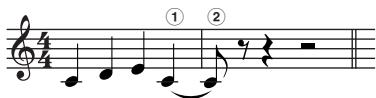 YAMAHA MOTIF ES6 - [F4] TIE - 1