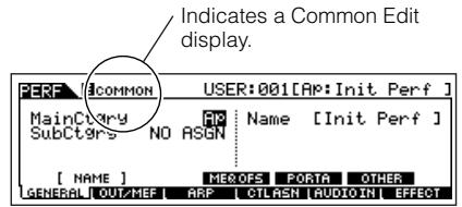 YAMAHA MOTIF ES6 - Editing a Performance - 1