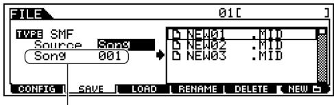 YAMAHA MOTIF ES6 - Saving a Song or a Pattern Section as a Standard MIDI File - 1
