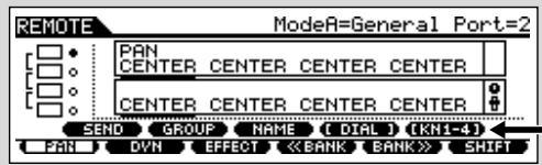 YAMAHA MOTIF ES6 - Functions assigned to the panel buttons in the Remote Control mode - 7
