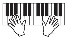 YAMAHA MOTIF ES6 - Play the selected Master program. - 1