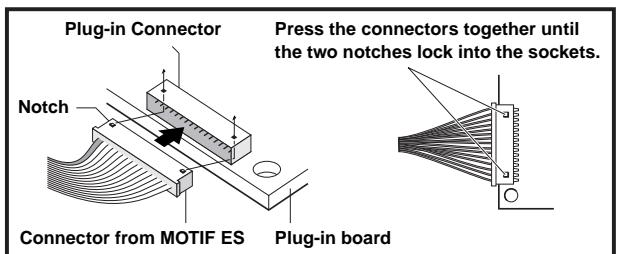 YAMAHA MOTIF ES6 - Installing the Plug-in Board - 5