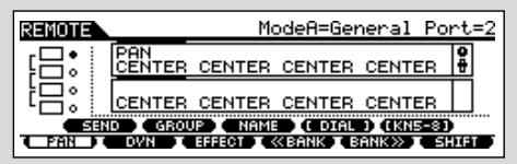 YAMAHA MOTIF ES6 - Functions assigned to the panel buttons in the Remote Control mode - 2