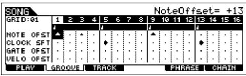 YAMAHA MOTIF ES6 - [F2] GROOVE (Grid Groove) - 1