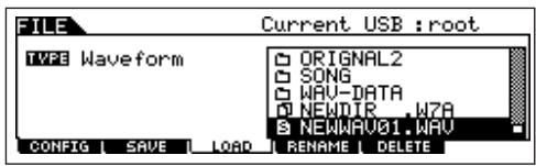 YAMAHA MOTIF ES6 - TIP Loading WAV or AIFF audio files to create a Waveform/Voice - 1