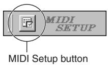YAMAHA MOTIF ES7 - MIDI port setting (when starting the software as a standalone application) - 1