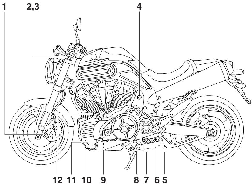 YAMAHA MT-01 - Left view - 1