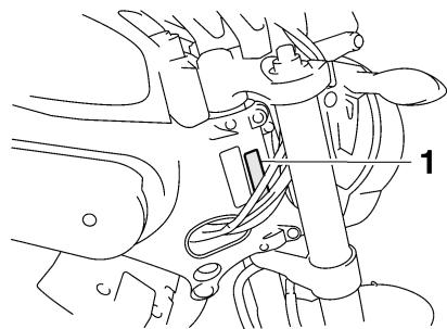 YAMAHA MT-01 - Vehicle identification number - 1