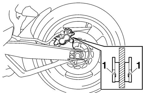 YAMAHA MT-01 - Rear brake pads - 1