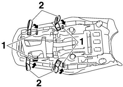 YAMAHA MT-01 - Luggage strap holders - 1