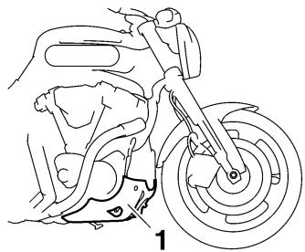 YAMAHA MT-01 - EAU18760 Removing and installing the cowling - 1