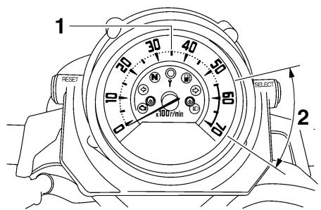 YAMAHA MT-01 - Tachometer - 1