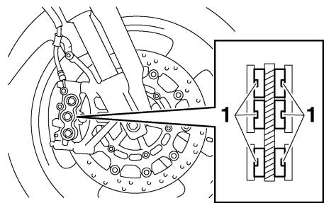 YAMAHA MT-01 - Front brake pads - 1