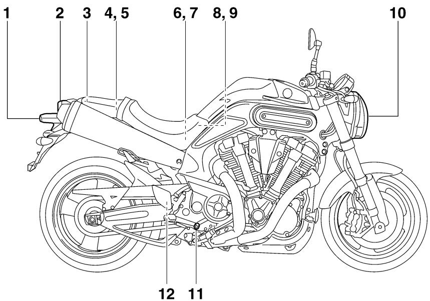 YAMAHA MT-01 - Right view - 1