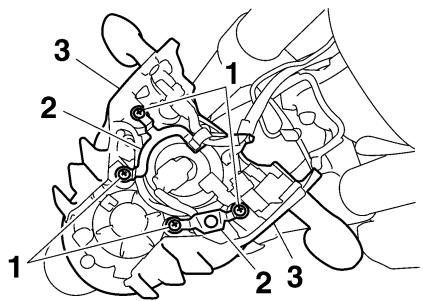 YAMAHA MT-01 - Replacing an auxiliary light bulb - 3
