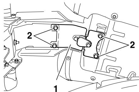 YAMAHA MT-03 - Replacing the tail/brake light bulb - 1