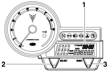 YAMAHA MT-03 - Clock mode - 1