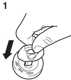 YAMAHA MT-03 - To lock the steering - 1