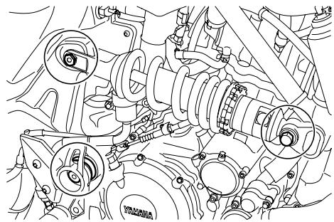 YAMAHA MT-03 - Lubricating the side suspension - 1