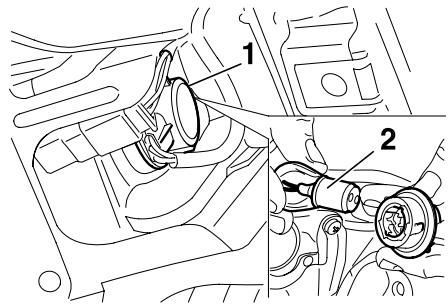 YAMAHA MT-03 - Replacing the tail/brake light bulb - 2