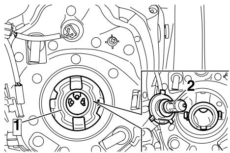 YAMAHA MT-03 - Replacing the headlight bulb - 2