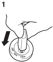 YAMAHA MT-03 - To unlock the steering - 1