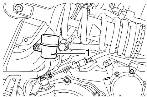 YAMAHA MT-03 - Checking the brake fluid level - 2
