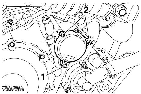 YAMAHA MT-03 - To change the engine oil (with or without oil filter element replacement) - 2