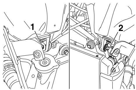 YAMAHA MT-03 - To access the battery - 1