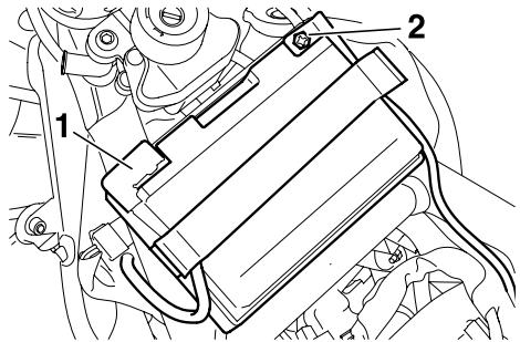 YAMAHA MT-03 - To access the battery - 3