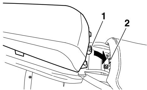 YAMAHA MT-03 - To remove the passenger seat - 1