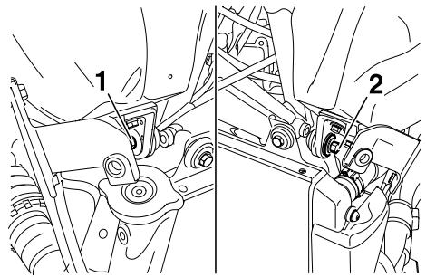 YAMAHA MT03-2006 - To access the battery - 2