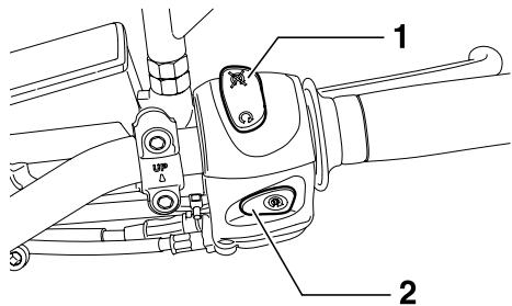 YAMAHA MT03-2006 - Handlebar switches - 2