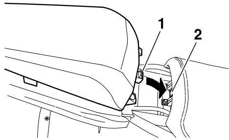 YAMAHA MT03-2006 - To remove the passenger seat - 1