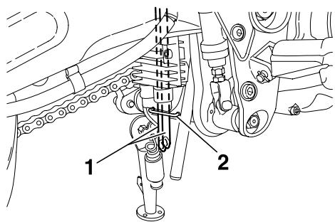 YAMAHA MT03-2006 - Fuel tank breather/overflow hose - 1